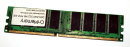 512 MB DDR-RAM 184-pin PC-3200U nonECC CL2.5 VDATA...