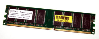 512 MB DDR-RAM 184-pin PC-3200U non-ECC CL3  Buffalo Select DD4003-S512/BJ