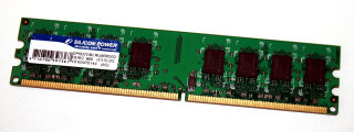 2 GB DDR2-RAM 240-pin PC2-6400U non-ECC CL5  Silicon Power SP002GBLRU800S02
