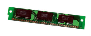 1 MB Simm 30-pin 80 ns 3-Chip 1Mx9 Parity Chips: 2x NEC 424400-80L + 1x 421000-80