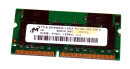 512 MB 144-pin SO-DIMM SD-RAM PC-133  CL3  Micron...