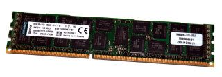 16 GB DDR3-RAM 240-pin Registered ECC 2Rx4 PC3-10600R Kingston KVR13R9D4K3/48I (1x16GB)