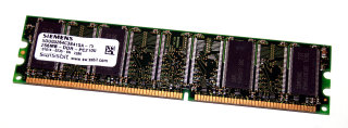 256 MB DDR-RAM 184-pin PC-2100U non-ECC  Siemens SDU03264C3B41SA-75