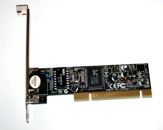 PCI Netzwerkkarte 10/100 Mb/s  Realtek RTL8100C  PCI  RJ45  Slim