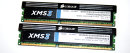 8 GB DDR3-RAM Kit (2x4GB) 240-pin PC3-12800U non-ECC XMS3  Corsair CMX8GX3M2A1600C9  1,65V ver8.16