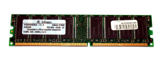 512 MB DDR-RAM 184-pin PC-2100U non-ECC  CL2.5  Infineon HYS64D64029GU-7.5-A