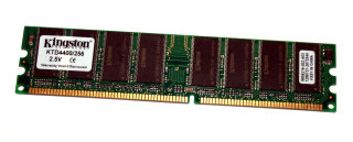 256 MB DDR-RAM 184-pin PC-2100U non-ECC   Kingston KTD4400/256   9905216