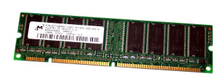 128 MB SD-RAM 168-pin PC-133U non-ECC 133 MHz  CL3 Micron MT8LSDT1664AG-133G1