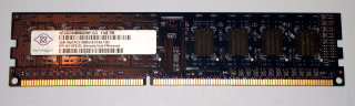 2 GB DDR3-RAM 240-pin PC3-10600U non-ECC  Nanya NT2GC64B88G0NF-CG