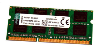 8 GB DDR3-RAM 204-pin SO-DIMM PC3-10600S  Kingston KVR1333D3S9/8G