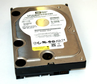 250 GB SATA II - Festplatte  3 Gb/s  Western Digital WD2500AAKS 7200 U/min, 16 MB