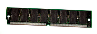 32 MB EDO-RAM 72-pin PS/2 Simm non-Parity 3,3V 4k-Refresh  60ns Chips:16x Toshiba TC51V16405CSTS-60