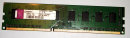 2 GB DDR3 RAM 240-pin PC3-10600U nonECC  Kingston...