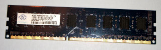 2 GB DDR3-RAM 240-pin 2Rx8 PC3-10600U non-ECC  Nanya NT2GC64B8HC0NF-CG