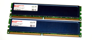 4 GB DDR2-RAM-Kit (2 x 2 GB) 240-pin PC2-8500U non-ECC CL5  Komputer-Bay