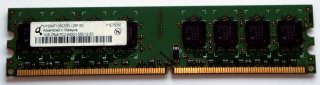 1 GB DDR2-RAM  2Rx8 PC2-6400U non-ECC  Qimonda HYS64T128020EU-25F-B2
