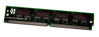 4 MB FPM-RAM 72-pin PS/2-Simm Simm mit Parity 70 ns  Hyundai HYM536100AM-70
