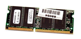 64 MB SD-RAM 144-pin SO-DIMM PC-66    Mitsubishi MH8S64BBKD-10L   Compaq 314849-102
