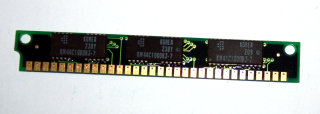 1 MB Simm 30-pin 70 ns 3-Chip 1Mx9 Parity Chips: 2x Samsung KM44C1000BJ-7 + 1x KM41C1000BJ-7