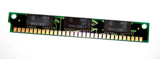 1 MB Simm 30-pin 70 ns 3-Chip 1Mx9 Parity Chips: 1x Samsung KM44C1000AJ-7 + 1x KM44C1000BJ-7 + 1x KM41C1000BJ-7