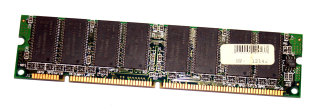 128 MB SD-RAM 168-pin PC-100 non-ECC  Chips: 16x Infineon HYB39S64800CT-8