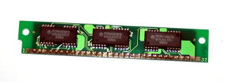 1 MB Simm 30-pin 70 ns 3-Chip 1Mx9 Parity Chips 2x Motorola MCM44400N70 + 1x MCM411000J70
