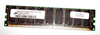 256 MB DDR-RAM 184-pin PC-2700E ECC-Memory CL2.5  Micron MT9VDDT3272AG-335G4
