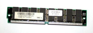 32 MB EDO-RAM 72-pin non-Parity PS/2 Simm 60 ns Chips: 16x HQ HQEF44N6