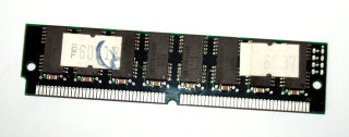 8 MB FPM-RAM 72-pin non-Parity PS/2 Simm 60 ns  Chips: 16x Hyundai HY514400ALT-60