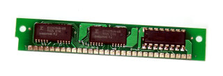 256 kB Simm 30-pin 60 ns 3-Chip 256kx9 Parity  Chips: 2x Fujitsu 81C4256A-60 + 1x NMBS AAA2801P-06