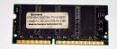 128 MB SO-DIMM 144-pin SD-RAM PC-100  CL2  Siemens NTB1664100G07MV-TW-A1B08D