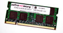 1 GB DDR2 RAM 200-pin SO-DIMM PC2-5300S  extrememory...