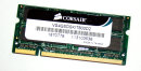 2 GB DDR2 RAM 200-pin SO-DIMM PC2-6400S Corsair...
