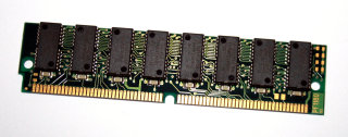 16 MB EDO-RAM 72-pin non-Parity PS/2 Simm 70 ns Chips: 8x Texas Instruments TMS417409DJ-70