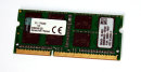 8 GB DDR3 RAM 204-pin SO-DIMM PC3-12800S 1.5V  Kingston...