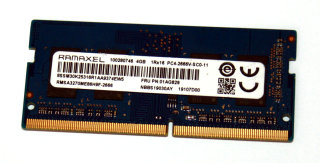 4 GB DDR4-RAM 260 pin SO-DIMM PC4-2666V  CL19  Ramaxel RMSA3270ME86H9F-2666