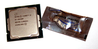 CPU Intel Core i5-10400F SRH3D 6-Core 6x2,9GHz (max. 4,3GHz), 12MB Chache, Comet Lake, Sockel LGA1200, 10.Gen