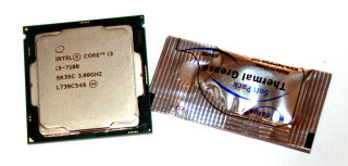 CPU Intel Core i3-7100 SR35C Dual-Core 2x3.9GHz, Kaby Lake 3MB Cache Sockel LGA1151, 7.Gen