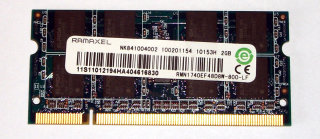2 GB DDR2 RAM 200-pin SO-DIMM für Notebooks PC2-6400S  800 MHz