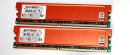 2 GB DDR2-RAM Kit (2x1GB) 240-pin PC2-6400U CL4  non-ECC...