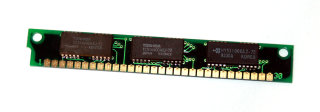 1 MB Simm 30-pin 70 ns 3-Chip 1Mx9 Chips: 2x Toshiba TC514400ASJ-70 + 1x Hyundai HY531000AJ-70