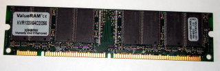 256 MB SD-RAM 168-pin PC-133 Kingston KVR133X64C2/256   9930117