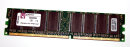 512 MB DDR-RAM 184-pin PC-3200U non-ECC  CL3  Kingston...