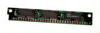 4 MB Simm 30-pin 3-Chip 4Mx8p (Parity-Emulation) 60 ns Chips: 2x Texas Instruments TMS417400DJ-60 + 1x BP41C4000D-6