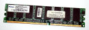 256 MB DDR-RAM 184-pin PC-2700U non-ECC CL2.5  Elixir...