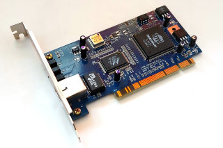 PCI Gigabit Netzwerkkarte 10/100/1000 Mb/s  Longshine LCS-8037TX   RJ45