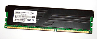4 GB DDR3 RAM PC3-8500U CL7  Value Plus 1,5V  Geil GVP34GB1066C7SC