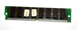 4 MB FPM-RAM 72-pin non-Parity PS/2 Simm 80 ns  Chips: 8x Siemens HYB514400ALJ-80