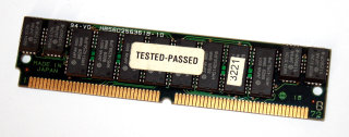 1 MB FPM-RAM 72-pin Parity PS/2 Simm 100 ns  Hitachi HB56D25636IB-10   IBM 68X6098