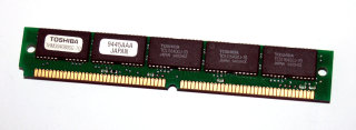 16 MB FPM-RAM 72-pin 4Mx39 Parity PS/2 Simm  70 ns  Toshiba THM304080SG-70